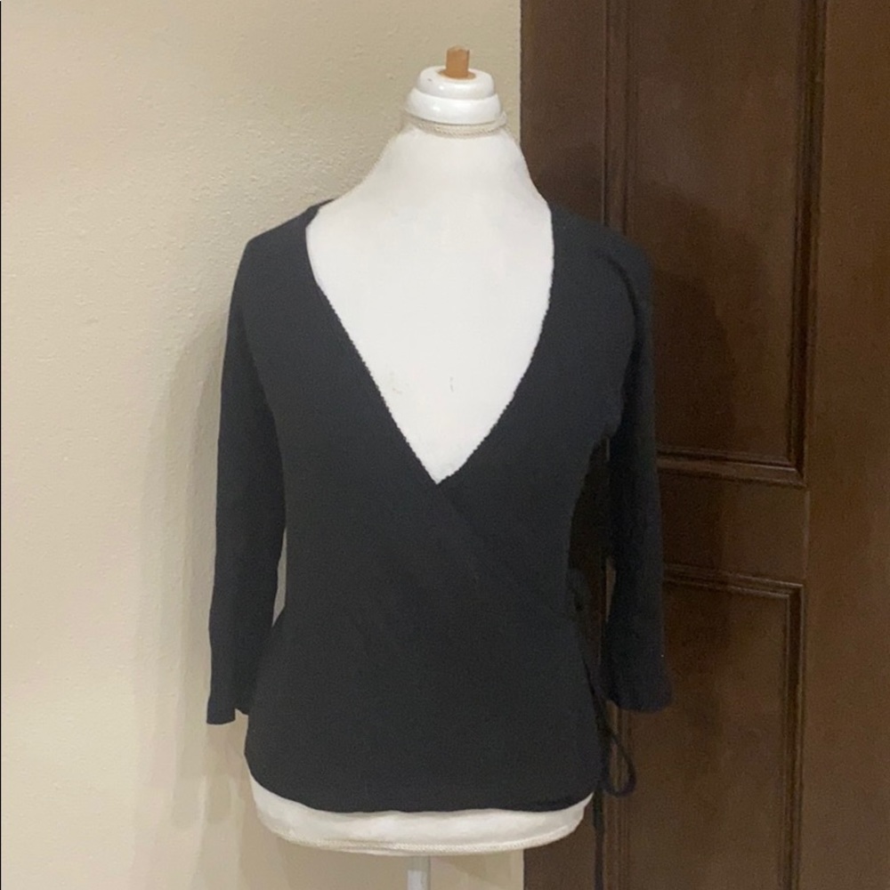 Gap Black Wrap Around Cardigan